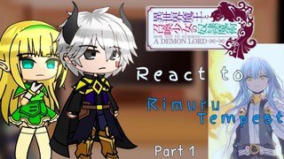 How NOT to Summon a Demon Lord react to Rimuru Tempest「Part 1/?」