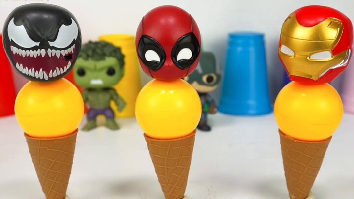 Mainan anak usia dini: Bagaimana Avengers menjadi es krim? Apakah Anda suka makan es krim?