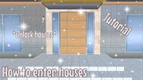 HOW TO ENTER HOUSES || Sakura School Simulator || Tutorial #7 || Gweyc Gaming