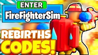 *🔥REBIRTHS* UPDATE OP CODES! In Roblox Firefighter Simulator👨‍🚒 Rebirths Update🚒