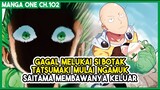 (Saitama vs Tatsumaki #2) GAGAL MELUKAI Saitama!!! Tatsumaki Mengamuk!! - Manga One 102