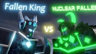 Fallen King vs Nuclear Fallen King การต่อสู้ครั้งยิ่งใหญ่! Roblox TDS Animation
