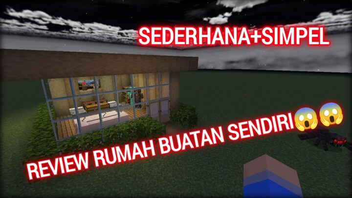 REVIEW RUMAH BUATAN SENDIRI 😱😱