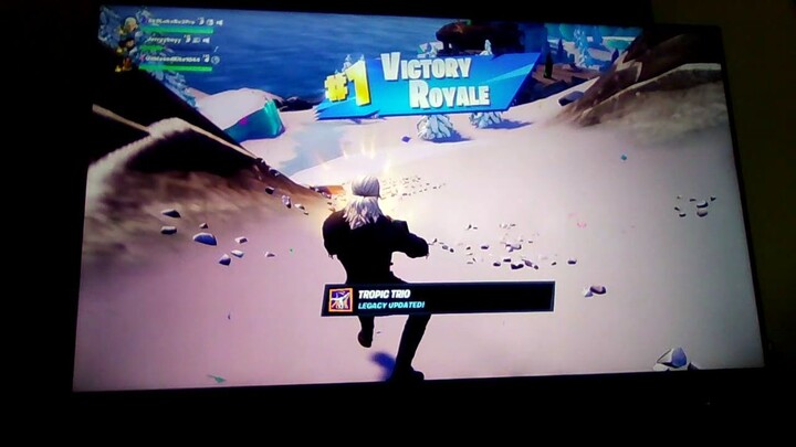Playing fortnite with my best friend From my class.