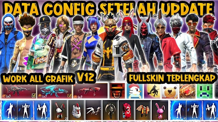 SETELAH UPDATE❗ DATA CONFIG VVIP FREE FIRE MAX❗CONFIG FF TERBARU 2022❗ SETELAH UPDATE V12❗CONFIG FF