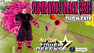 SUPER KOKU BLACK SSJ3 (SUPER SAIYAN ROSE 3) SHOWCASE - ALL STAR TOWER DEFENSE