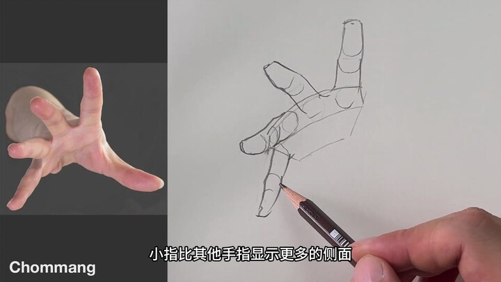 Chommang-如何使用这种方法画手！