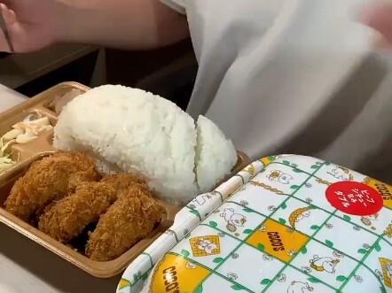 Japanese University Students' Lunch