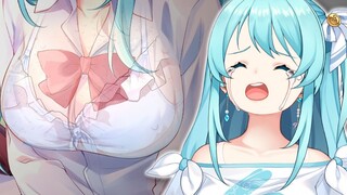 😭胸口被弄湿了！你们要对我负责！！