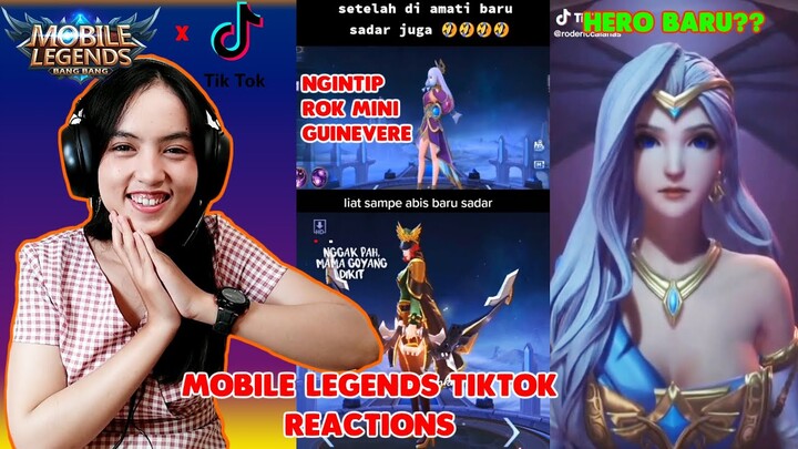 REACTION KUMPULAN VIDEO VIRAL TIKTOK MOBILE LEGENDS LUCU PART 4
