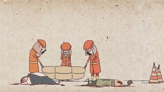 If everyone is a phone-digger, it would be terrible. Oscar-winning animation "Phone-digger Life"