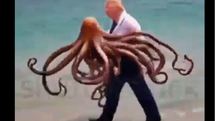Nilai San anjlok tajam! Rekaman buatan AI yang menunjukkan Trump menangkap dan memasak gurita