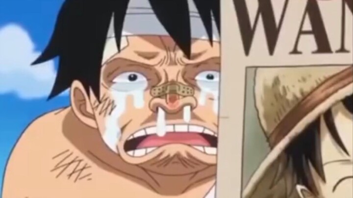 Luffy menangis kesakitan