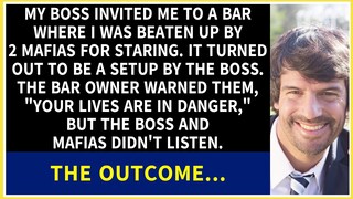 My boss's setup led me to a beating by 2 mafias at a bar. Warned, they ignored. Outcome...