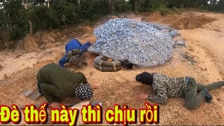 3 Anh Em Nâng Bổng Khối Bê Tông 1000Kg Tóm Sống Hổ Trâu Chúa Khổng Lồ | Nghề Rừng