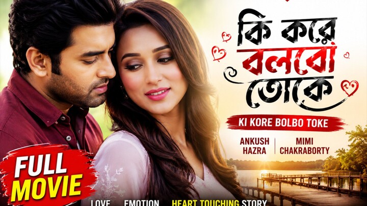 Ki Kore Toke Bolbo | Ankush Hazra & Mimi Chakraborty | Bengali Romantic Movie | Full Movie