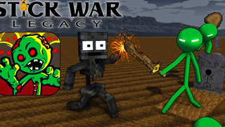Monster School STICK WAR ZOMBIE ATTACK - แอนิเมชั่นไมน์คราฟต์