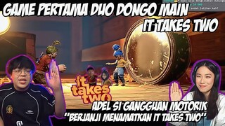 ADEL SI GANGGUAN MOTORIK & BRO DEAN BERJANJI MENAMATKAN IT TAKES TWO - GAME PERTAMA DUO DONGO MABAR