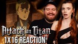 Decision TIme?!? | Attack On Titan Ep 1x16 Reaction & Review | Wit Studio on Crunchyroll