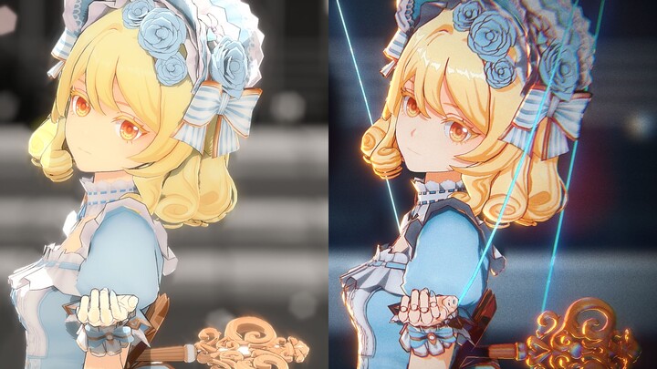 Perbandingan render setelah lebih dari empat bulan