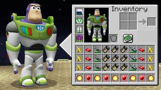 Buzz Lightyear Inventory Shop! MINECRAFT INVENTORY CHALLENGE! Animation