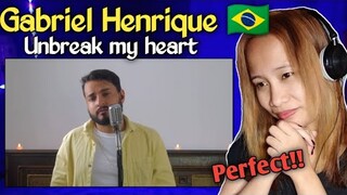 Gabriel Henrique- Unbreak my heart (Toni Braxton) || Reaction