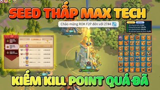 Đội Hình 5 Đạo Cam Max Tech Của Nick Vua #2744 Rise of Kingdoms - Seed Thấp Bây Giờ Ảo Quá Toàn Boss