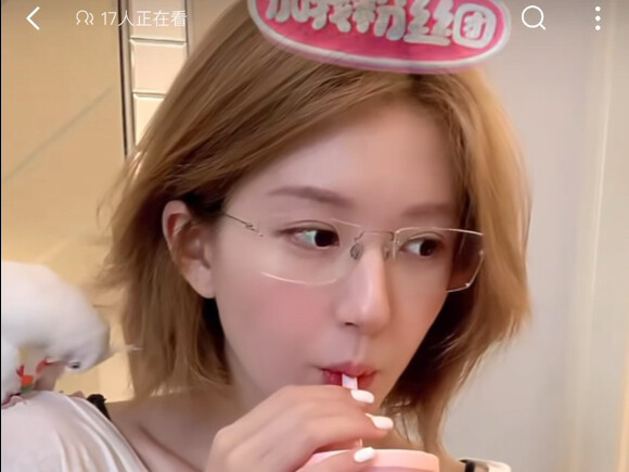 Let’s have a rational discussion: did she actually drink water during her livestream?
