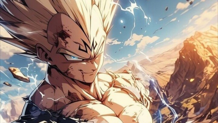 VEGETA MAJIN MENGGILA