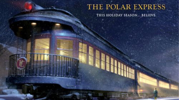 High-Octane Montage of “The Polar Express” — Can you believe a train is actually speeding across an 