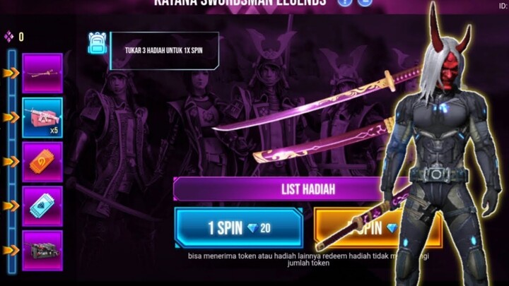 SPIN KATANA RASA TEMPE PASAR KO MAHAL BANGET YA | katana SWORDSMAN LEGENDS