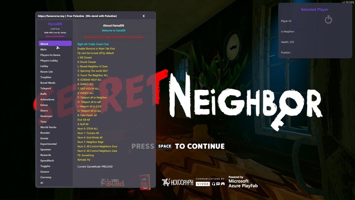 Secret Neighbour Hacks v1.7.0.2-PS Harlie Hacks