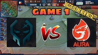 (GAME 1) EXECRATION VS AURA PH | MPL-PH SEASON 6 | WEEK 1 DAY 2 AUGUST 22!