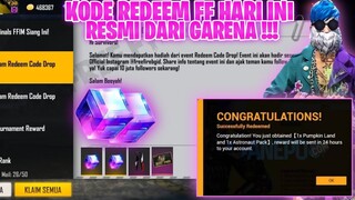 KODE REDEEM FF HARI INI ❗5 KODE REDEEM FREEFIRE TERBARU 30 OKTOBER 2021❗RESMI DARI GARENA