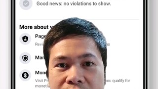 Saan makikita ang Facebook Page violation