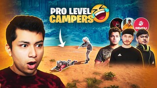 When STREAMERS Die to PRO-LEVEL CAMPERS (PUBG MOBILE)
