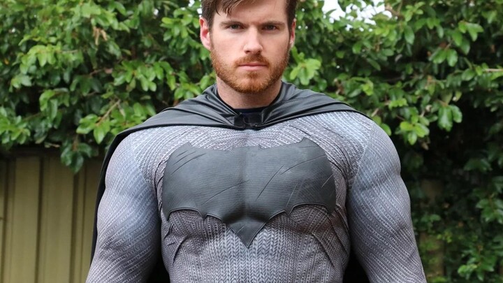 【cosplay】蝙蝠侠战衣Cosplay更新-粘下紧身衣！