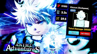 (69,053 DMG 3 SPA!) Unique Killua Is The Fastest DPS On Anime Adventures