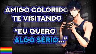 [ASMR YAOI🏳️‍🌈] - 🔥 AMIGO COLORIDO TE VISITANDO E TE QUERENDO... 🔥 - [ROLEPLAY]