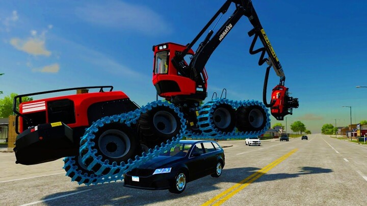 [Let's Game It Out - Subtitled] Earn Billions of Dollars and Cause Chaos in Town—Farming Simulator 2