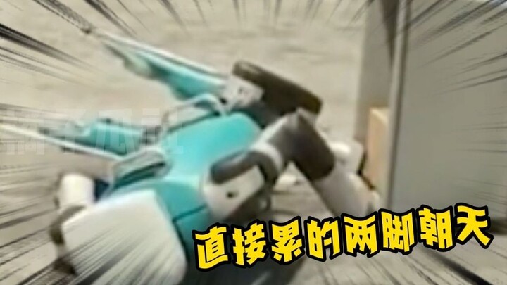 机器人在流水线干到猝死....给它写上上有老下有小的程序再试试呢