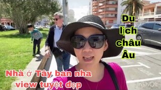 Nhà ở Tây Ban Nha nhìn ra biển đẹp tuyệt/cuộc sống pháp/cuộc sống châu âu/du lịch pháp châu âu