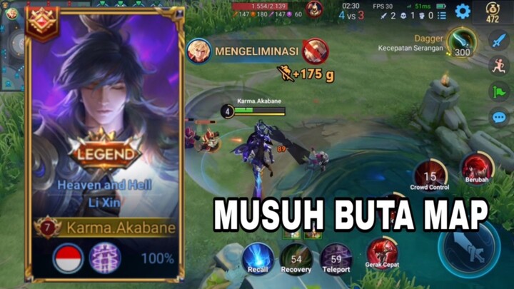 MUSUH BUTA MAP