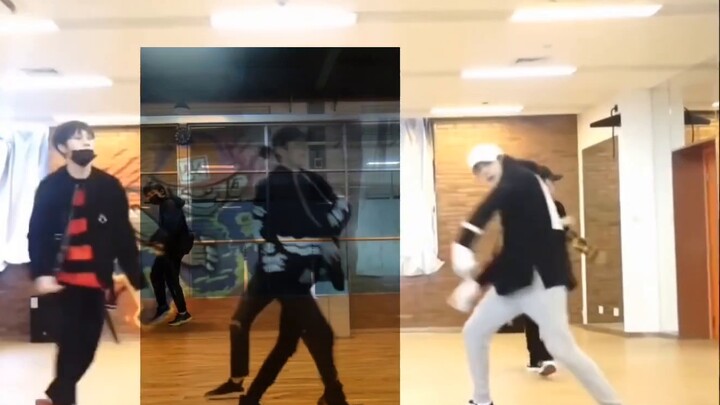อิคุนและคุนคุนแสดงเพลง "Just Because You Are So Beautiful" เวอร์ชั่นห้องซ้อมบนเวทีเดียวกัน