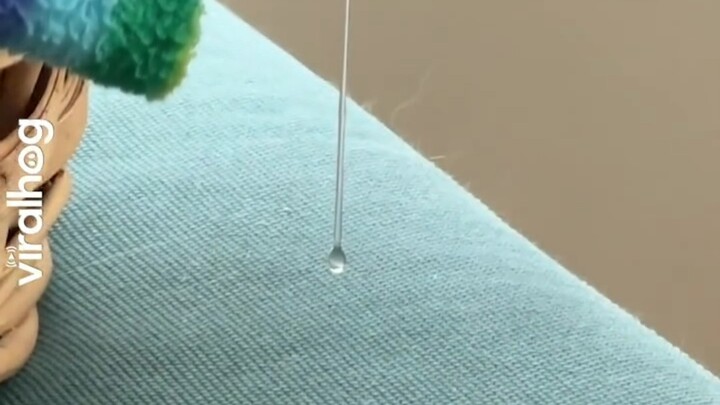 Saliva really has some good elasticity!