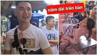 Dàn Trai đẹp Hà Nội làm DIVA Cát Thy, Giáng Tiên đứng hình | Bánh tráng trộn Cát Thy