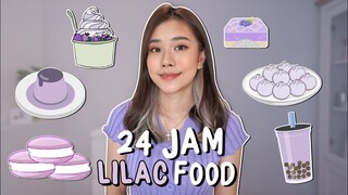 24 JAM MAKAN YANG WARNA LILAC!