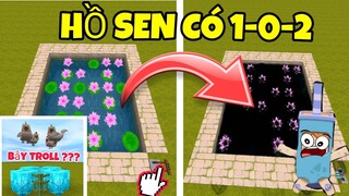 MINIWORLD | CÁCH LÀM HỒ SEN ĐỘC LẠ CÓ 1 0 2 & BẪY TROLL ĐỘNG VẬT CỰC HÀI HƯỚC TRONG MINIWORLD