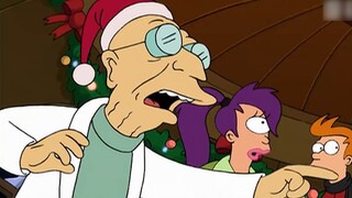 [Rác thải] Một ngàn năm sau, Ông già Noel không còn tặng quà nữa mà là tặng bom. Fry gần như bị thổi