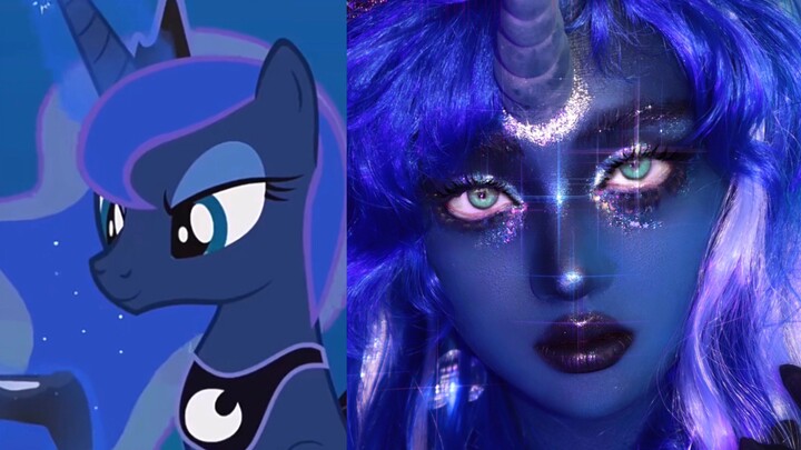 Angelica｜Moon Princess Terinspirasi Makeup! Tidak bisa lebih dalam...(My Little Pony cos riasan imit